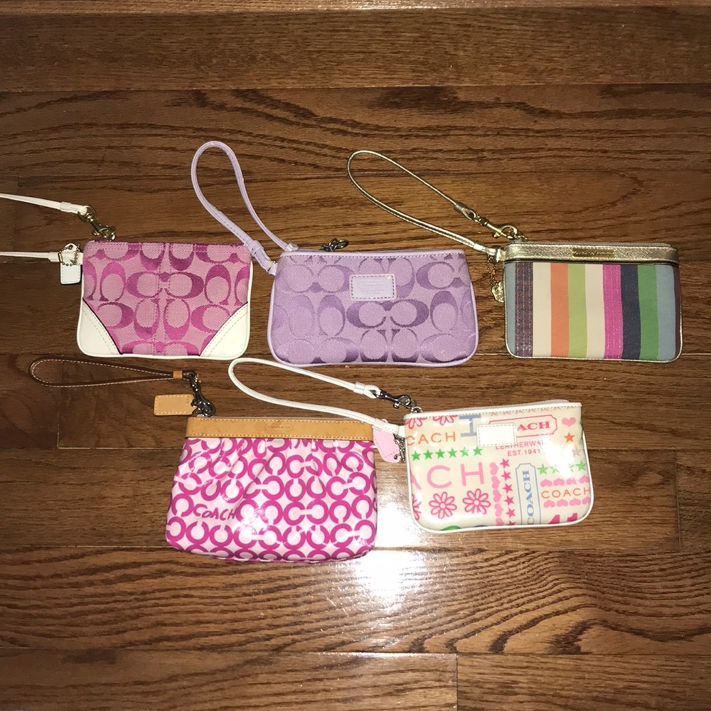 Various Coach Wristlets